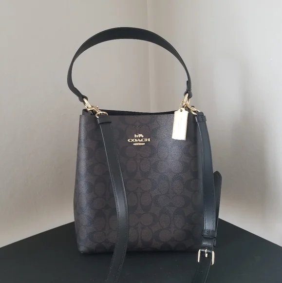 Coach Black and Brown Satchel - Picture 1 of 14